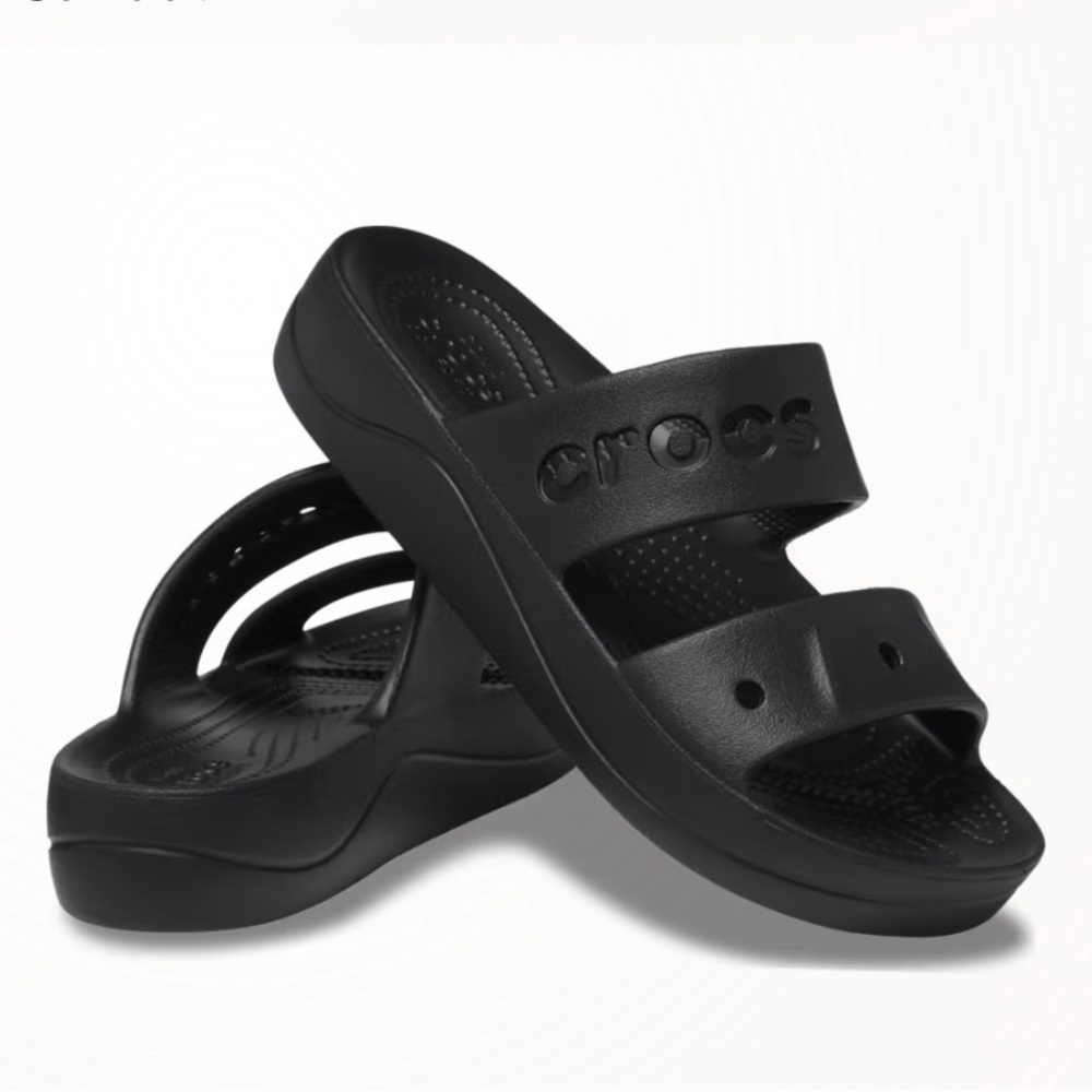 CROCS Black Baya Platform